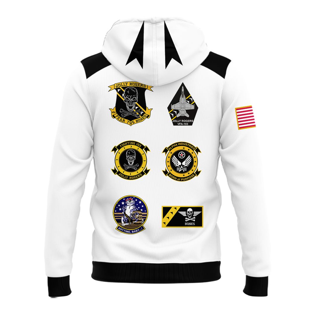 Jolly Rogers Navy Midshipmen Hoodie - Famjoys Jolly Rogers Navy Midshipmen Hoodie - Famjoys