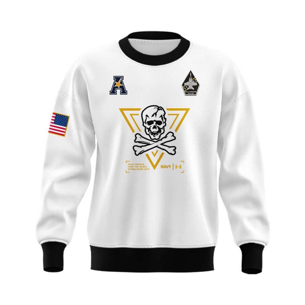 Jolly Rogers Navy Midshipmen Sweatshirt - Famjoys Jolly Rogers Navy Midshipmen Sweatshirt - Famjoys