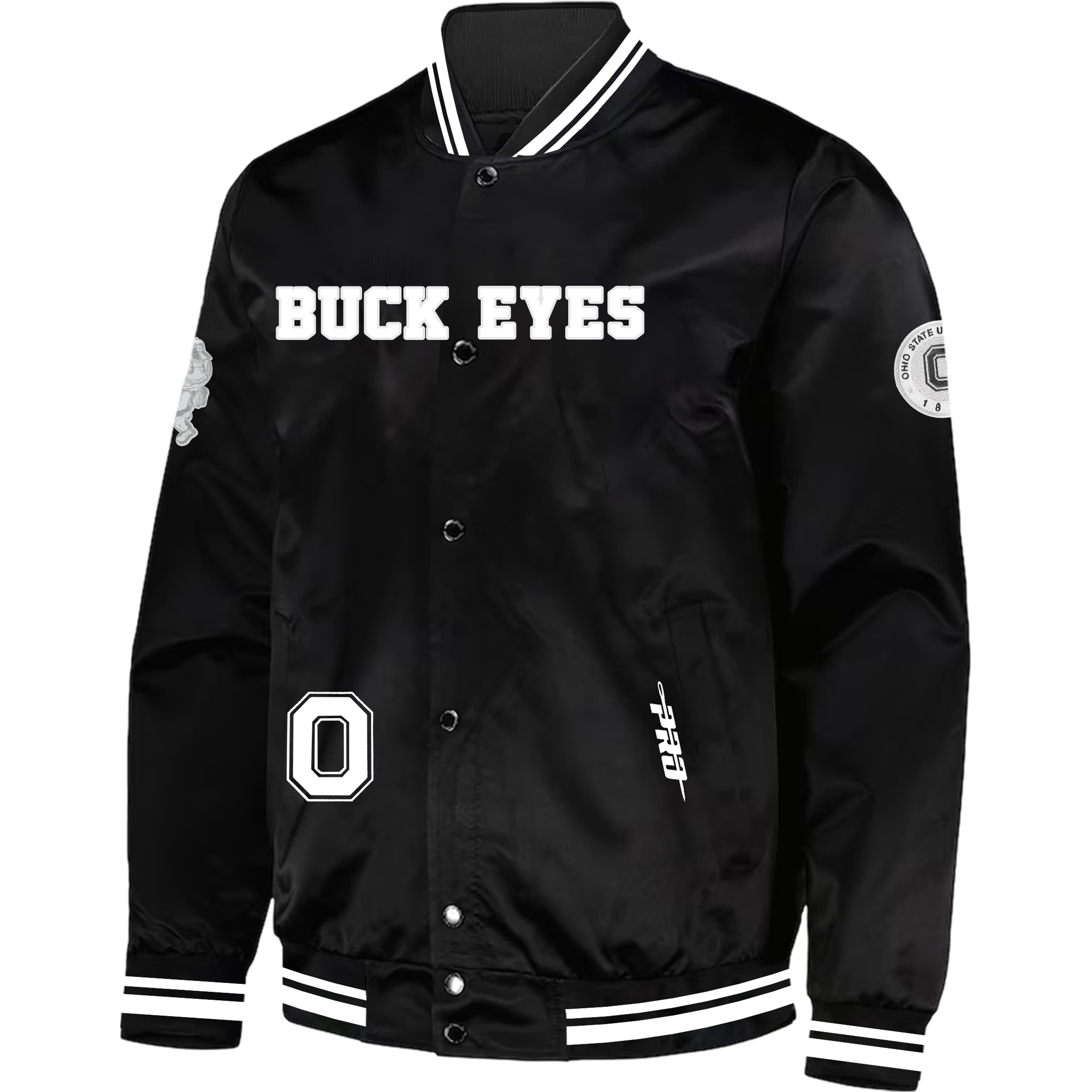 Justin Fields Ohio State Football Bomber Jacket - Famjoys Justin Fields Ohio State Football Bomber Jacket - Famjoys