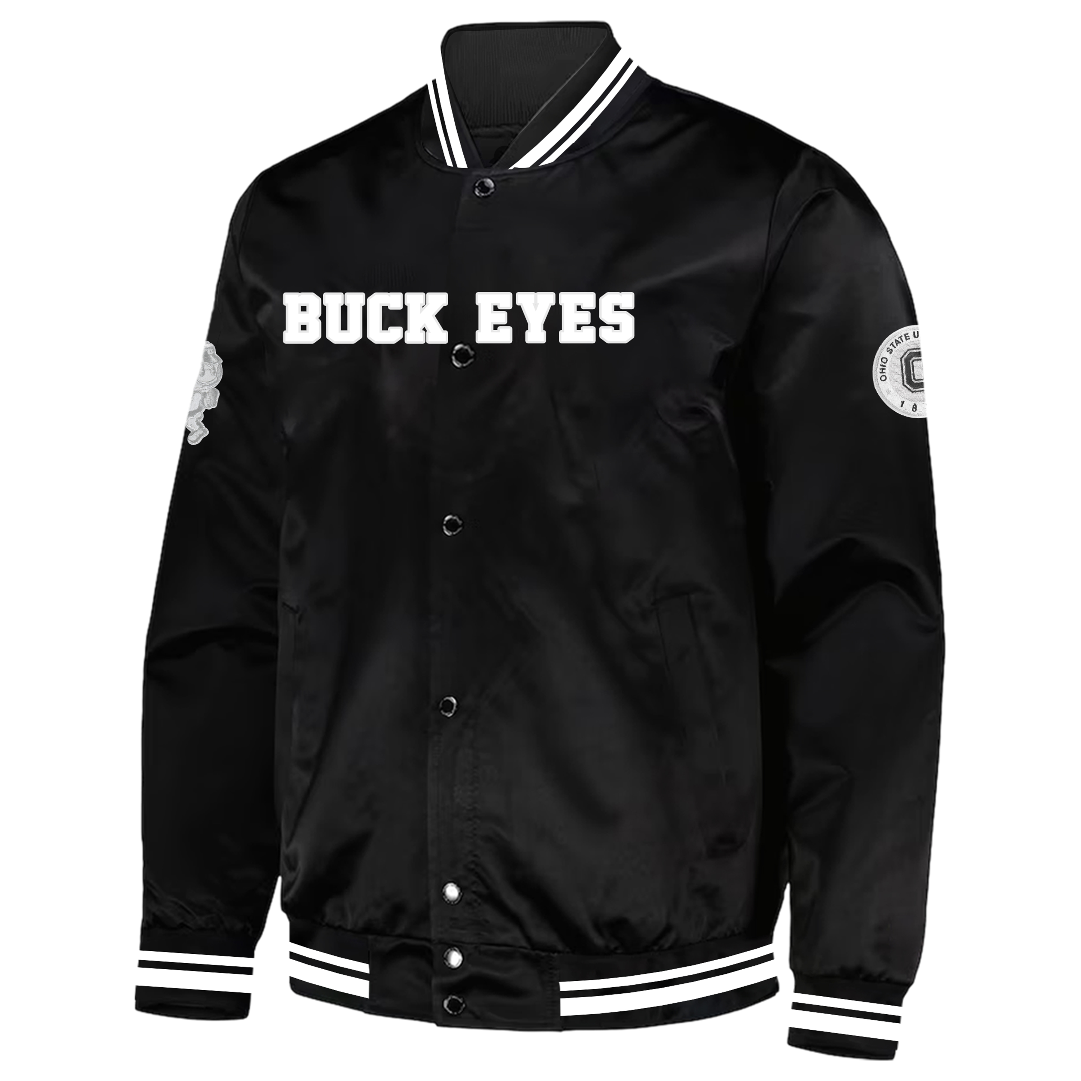 Justin Fields Ohio State Football Bomber Jacket - Famjoys Justin Fields Ohio State Football Bomber Jacket - Famjoys