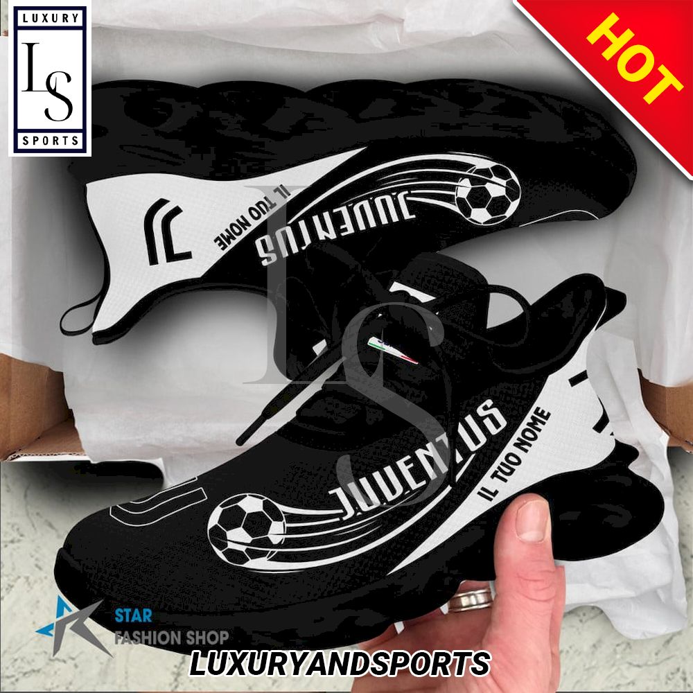 Juventus Serie A Custom Name Max Soul Shoes - Famjoys Juventus Serie A Custom Name Max Soul Shoes - Famjoys