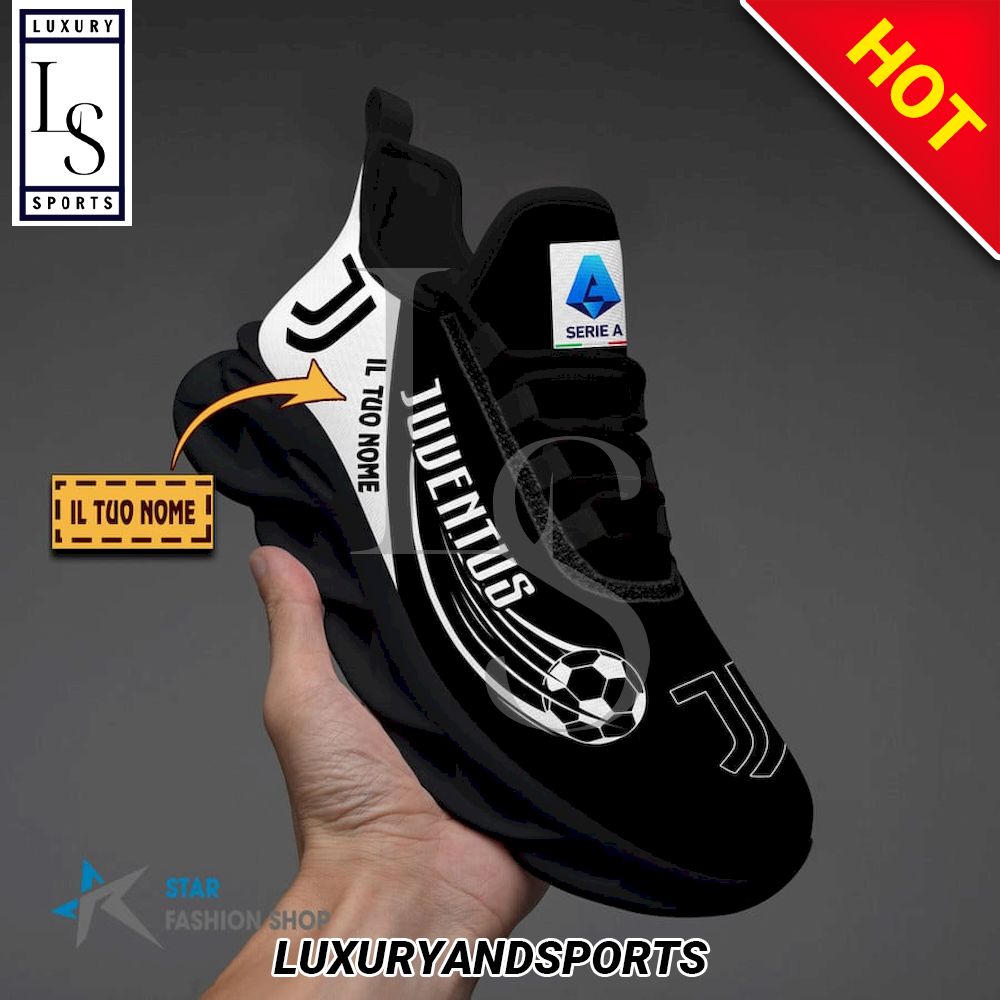 Juventus Serie A Custom Name Max Soul Shoes - Famjoys Juventus Serie A Custom Name Max Soul Shoes - Famjoys