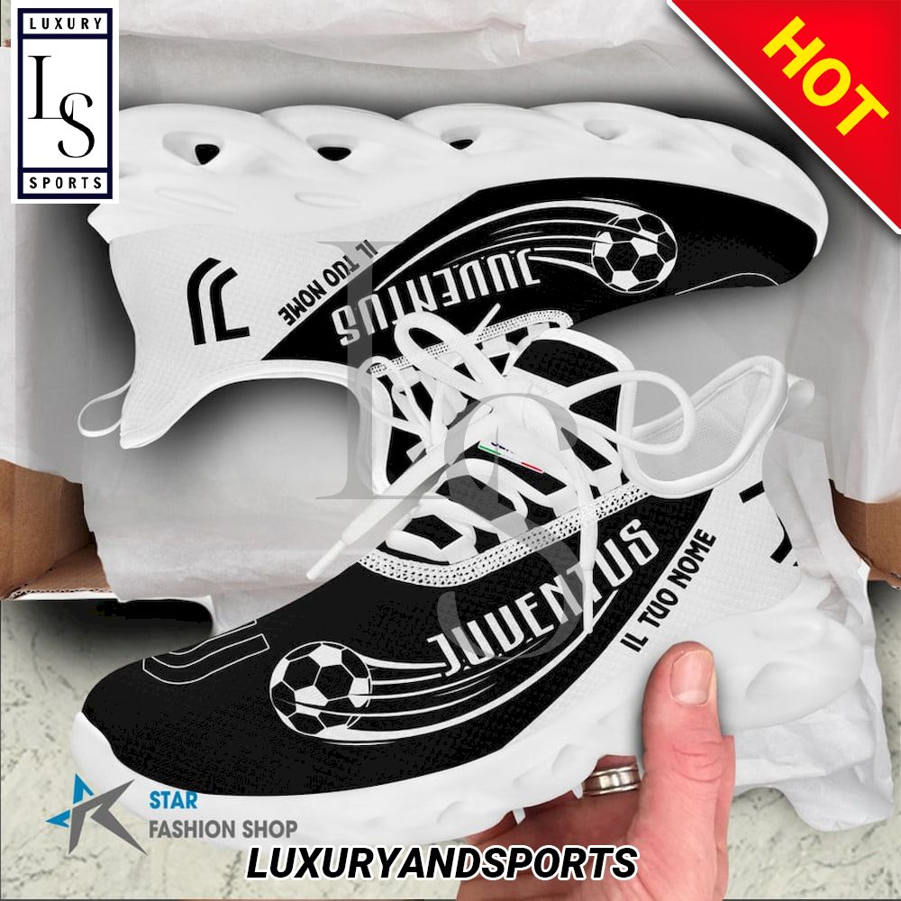 Juventus Serie A Custom Name Max Soul Shoes - Famjoys Juventus Serie A Custom Name Max Soul Shoes - Famjoys