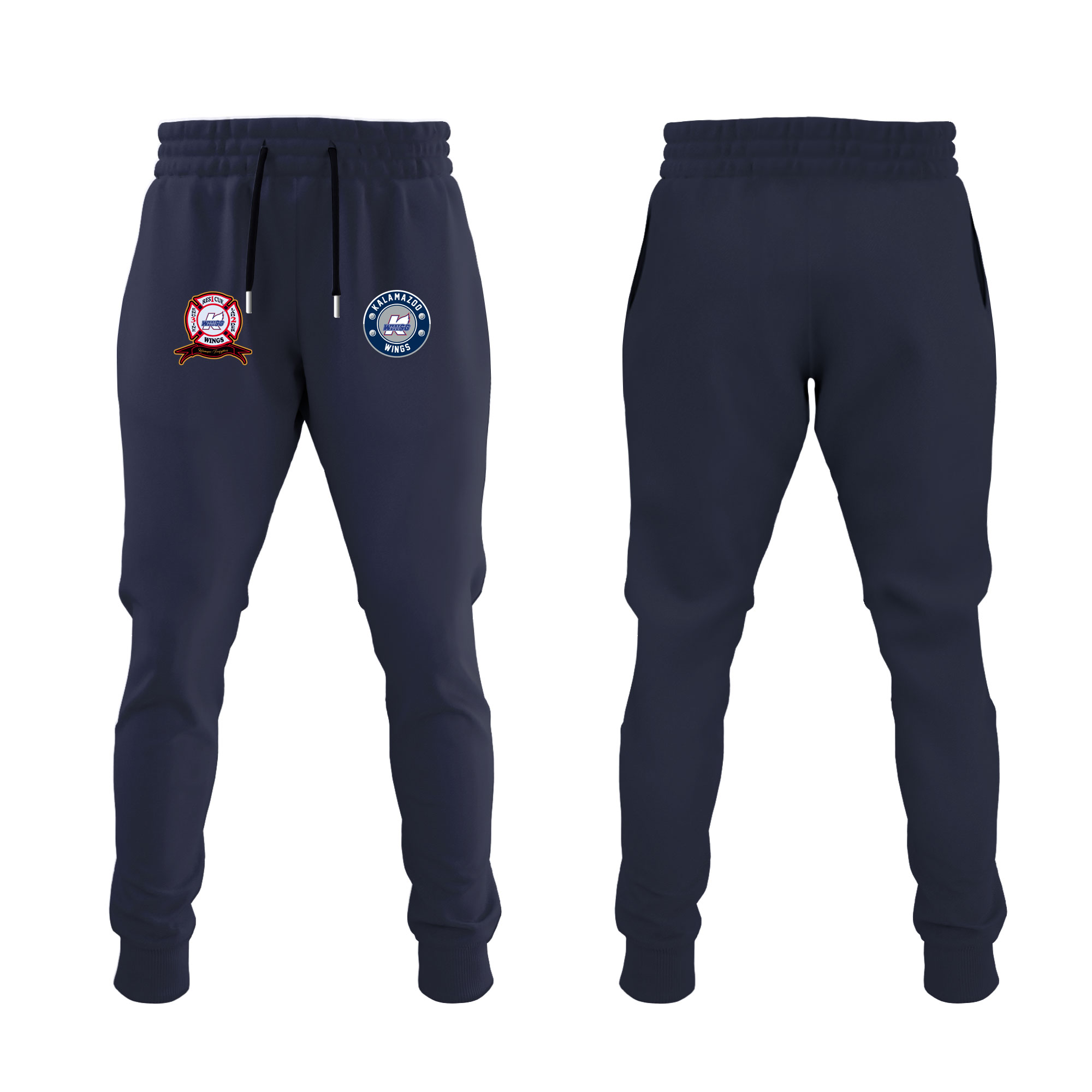 Kalamazoo Wings Firefighters Hoodie Set+NT25122422ID10DS10 - Famjoys Kalamazoo Wings Firefighters Hoodie Set+NT25122422ID10DS10 - Famjoys