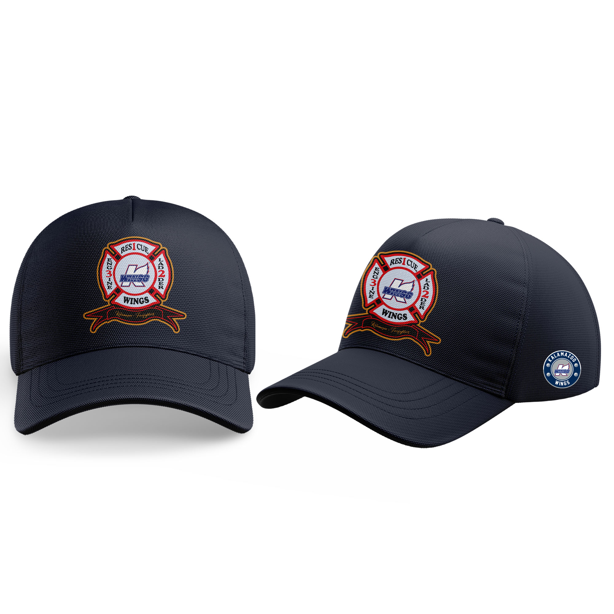 Kalamazoo Wings Firefighters Hoodie Set+NT25122422ID10DS10 - Famjoys Kalamazoo Wings Firefighters Hoodie Set+NT25122422ID10DS10 - Famjoys