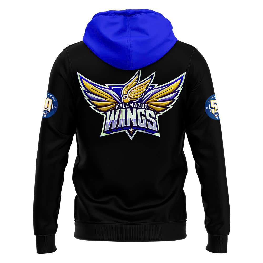 Kalamazoo Wings x Down Syndrome Pullover Hoodie - Famjoys Kalamazoo Wings x Down Syndrome Pullover Hoodie - Famjoys