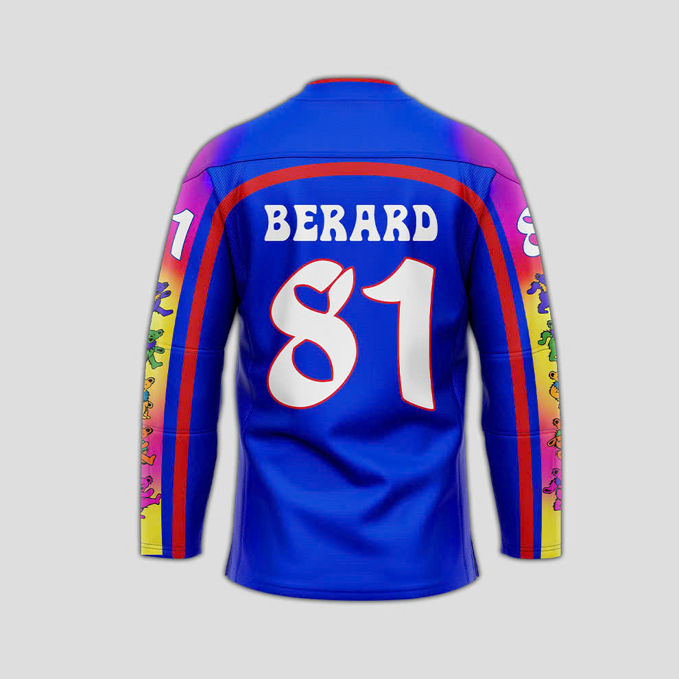 Kalamazoo Wings x Grateful Dead jerseys Jersey - Famjoys Kalamazoo Wings x Grateful Dead jerseys Jersey - Famjoys