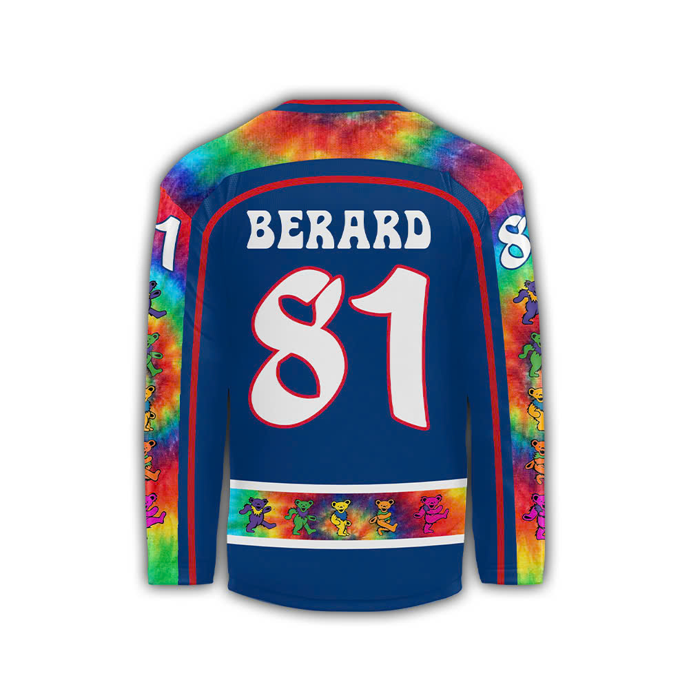 Kalamazoo Wings x Grateful Dead jerseys Jersey - Famjoys Kalamazoo Wings x Grateful Dead jerseys Jersey - Famjoys