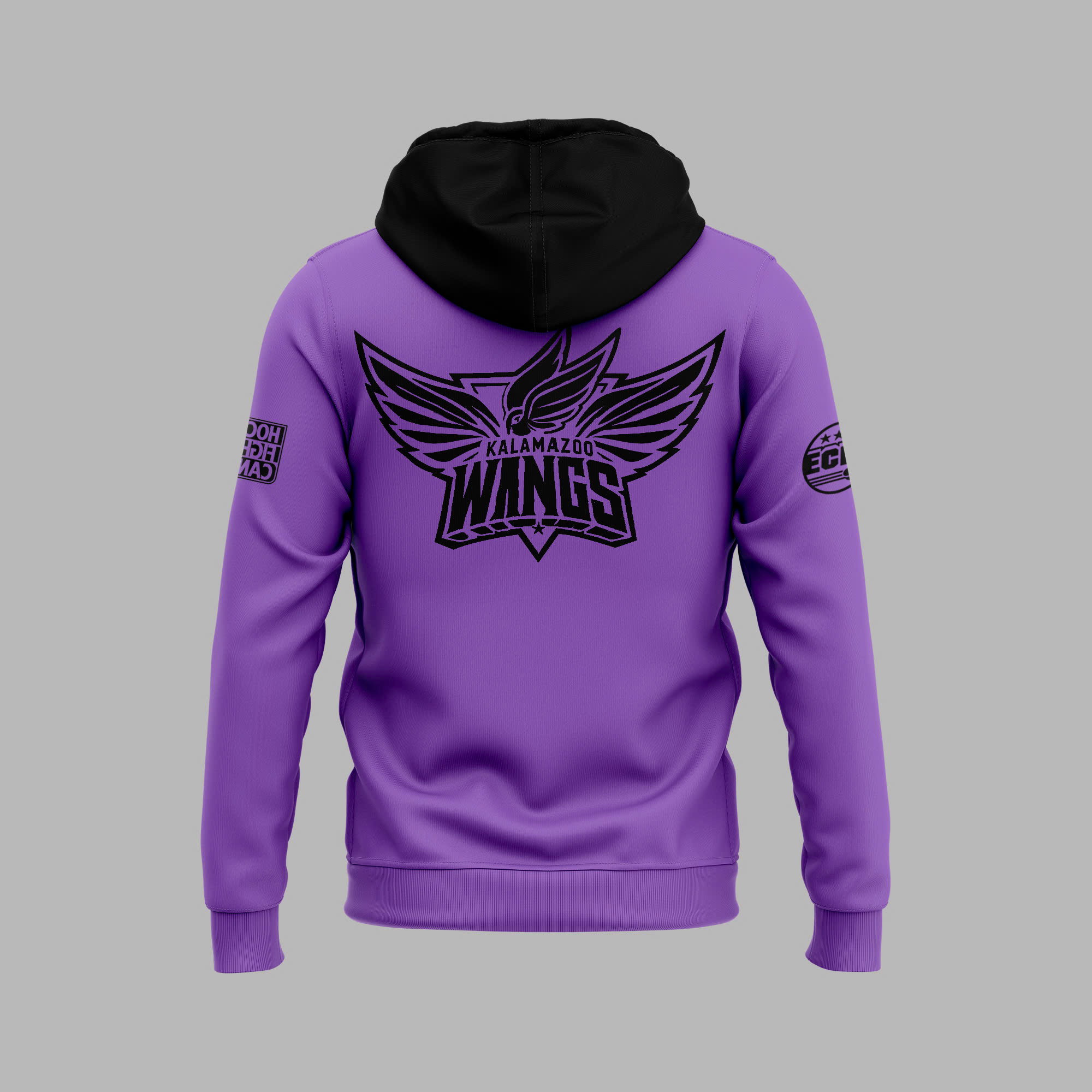 Kalamazoo Wings x Hockey Fights Cancer Pullover Hoodie - Famjoys Kalamazoo Wings x Hockey Fights Cancer Pullover Hoodie - Famjoys