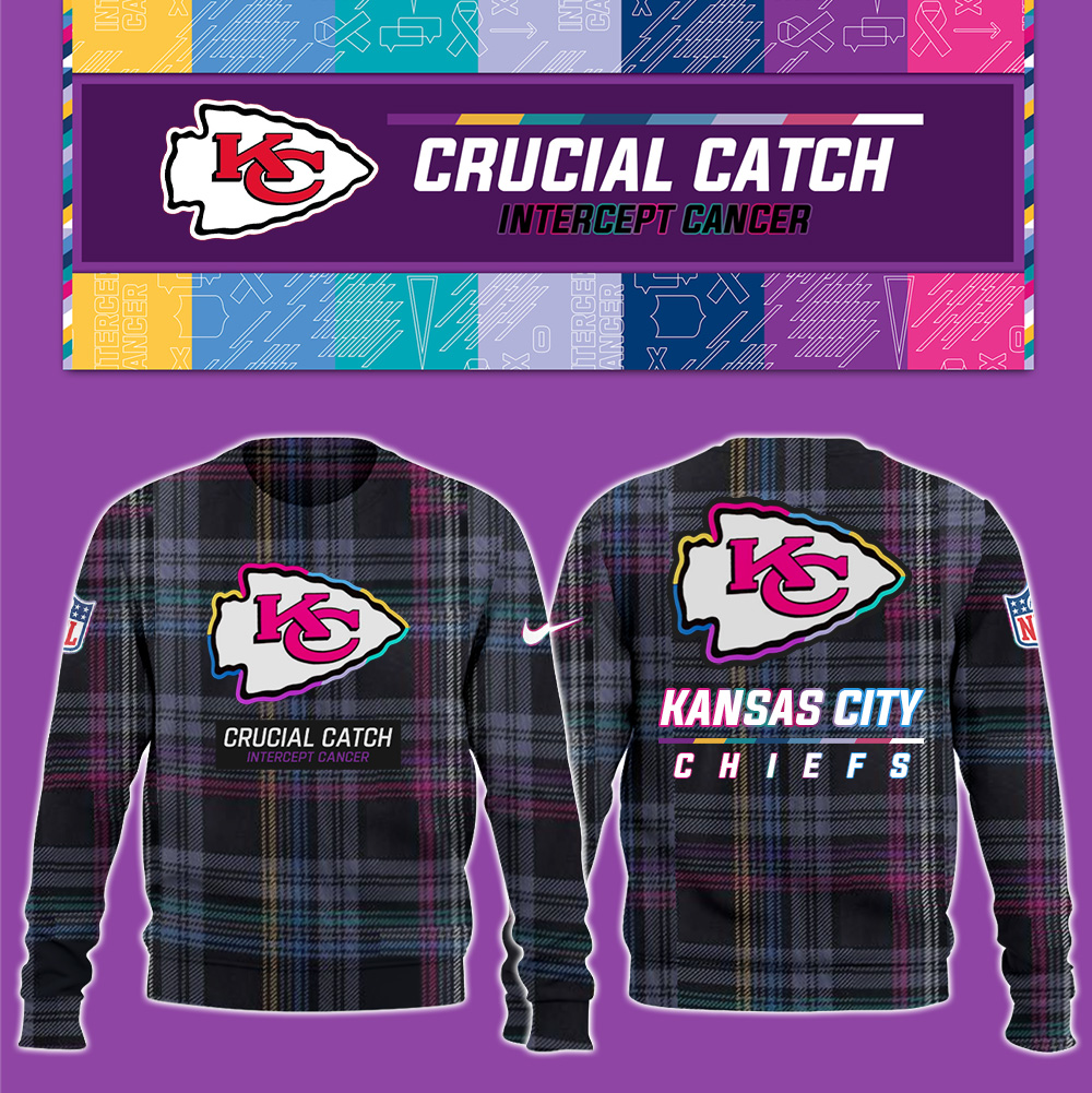 Kansas City Chief Crucial Catch Hoodie V2 - Famjoys Kansas City Chief Crucial Catch Hoodie V2 - Famjoys