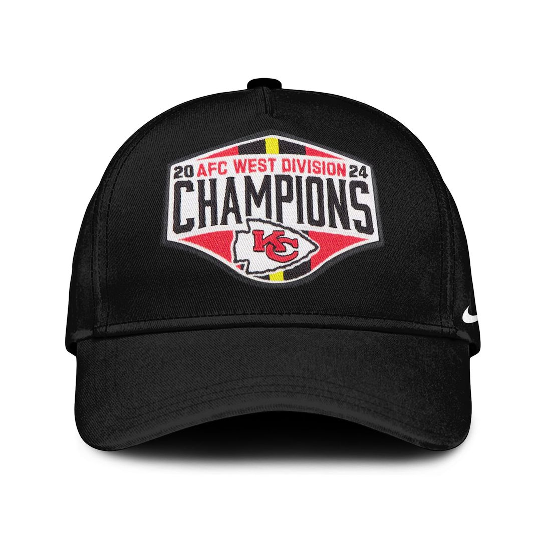 Kansas City Chiefs 2024 AFC West Division Champions Locker Room Trophy Collection T-Shirt - Famjoys Kansas City Chiefs 2024 AFC West Division Champions Locker Room Trophy Collection T-Shirt - Famjoys
