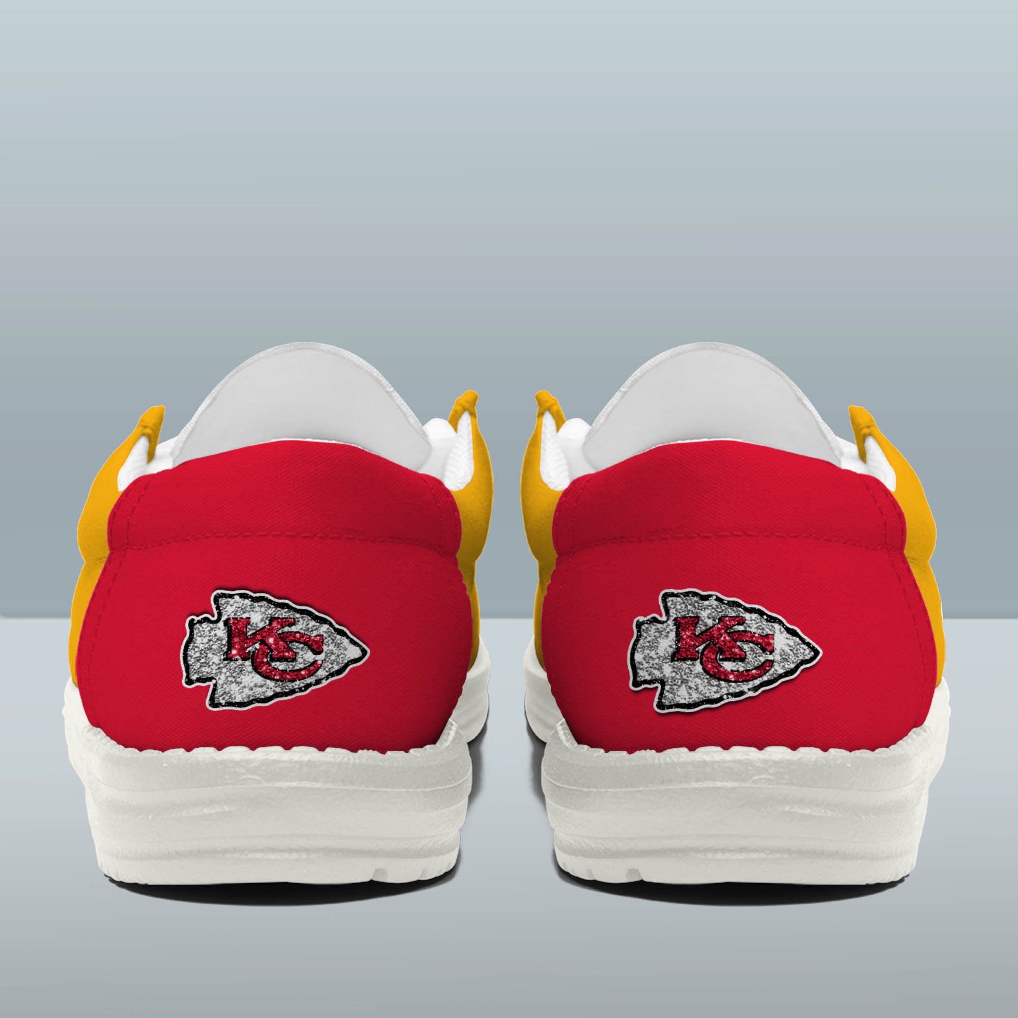 Kansas City Chiefs 32 Teams HeyDude Canvas Loafer Shoes Personalized Your Name - Famjoys Kansas City Chiefs 32 Teams HeyDude Canvas Loafer Shoes Personalized Your Name - Famjoys