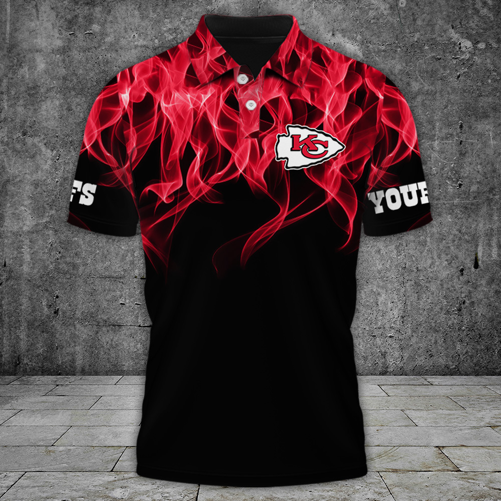 Kansas City Chiefs 3D Flame Pattern Print Apparels SP09082316DS02 - Famjoys Kansas City Chiefs 3D Flame Pattern Print Apparels SP09082316DS02 - Famjoys
