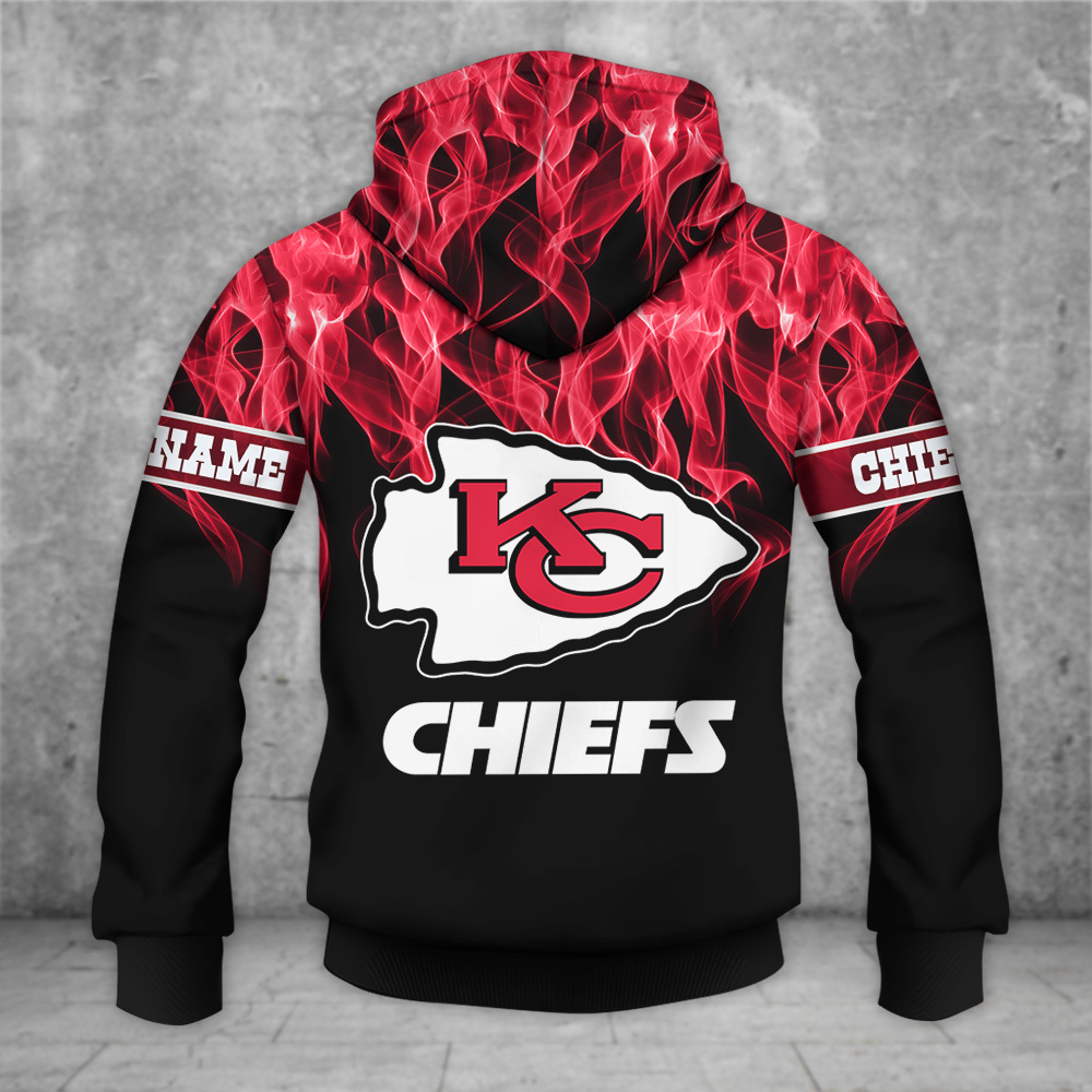 Kansas City Chiefs 3D Flame Pattern Print Apparels SP09082316DS02 - Famjoys Kansas City Chiefs 3D Flame Pattern Print Apparels SP09082316DS02 - Famjoys