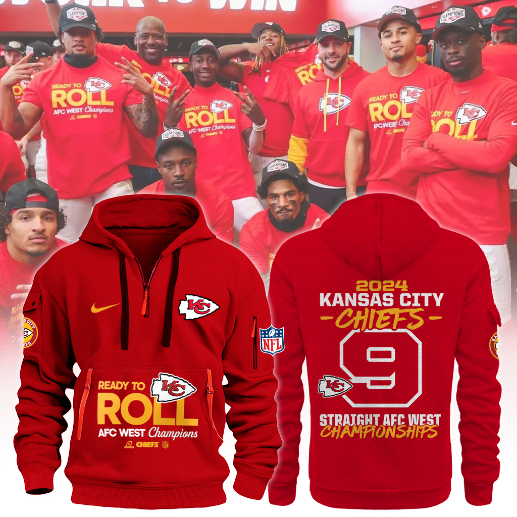 Kansas City Chiefs AFC West Champions Hoodie