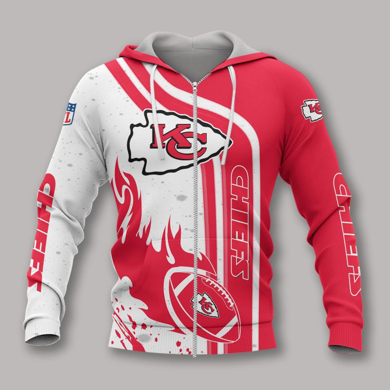 Kansas City Chiefs All Over Print Caftan3861 - Famjoys Kansas City Chiefs All Over Print Caftan3861 - Famjoys