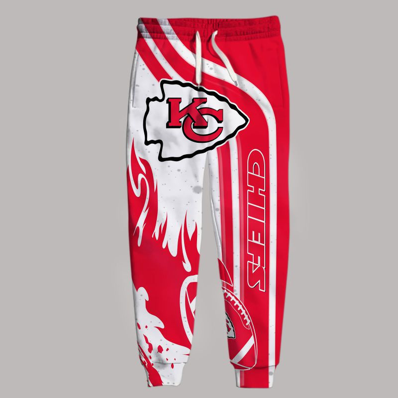 Kansas City Chiefs All Over Print Caftan3861 - Famjoys Kansas City Chiefs All Over Print Caftan3861 - Famjoys