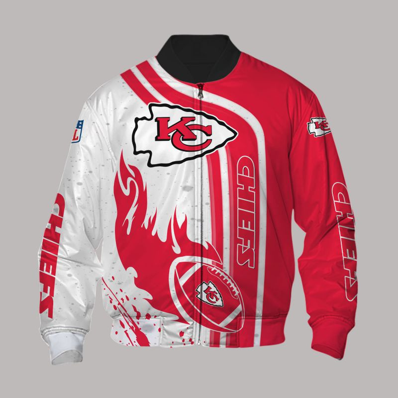 Kansas City Chiefs All Over Print Caftan3861 - Famjoys Kansas City Chiefs All Over Print Caftan3861 - Famjoys