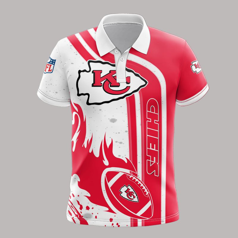 Kansas City Chiefs All Over Print Caftan3861 - Famjoys Kansas City Chiefs All Over Print Caftan3861 - Famjoys