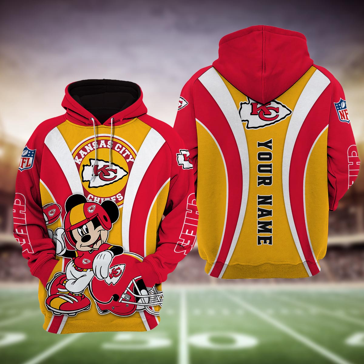 Kansas City Chiefs And Mickey Mouse Disney Hoodie, Zip-Hoodie - Famjoys Kansas City Chiefs And Mickey Mouse Disney Hoodie, Zip-Hoodie - Famjoys