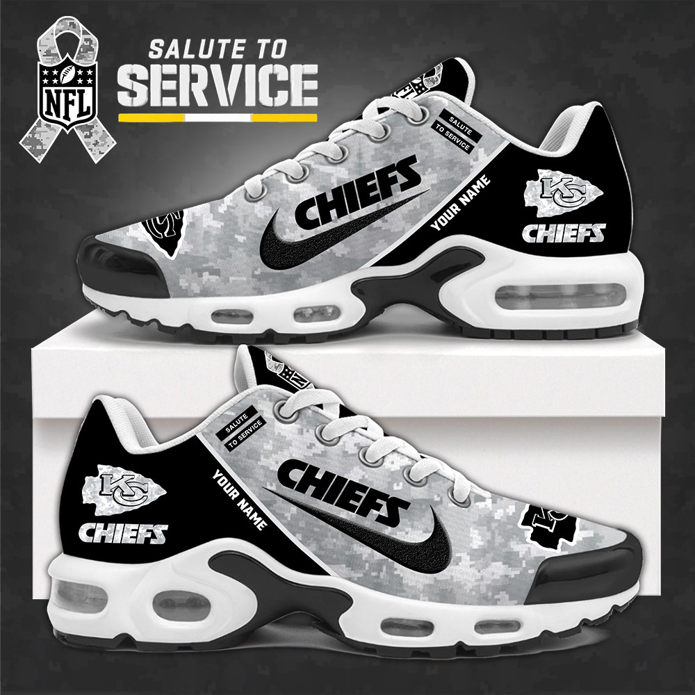 Kansas City Chiefs Arctic Camo Salute to Service Club Shoes - Famjoys Kansas City Chiefs Arctic Camo Salute to Service Club Shoes - Famjoys