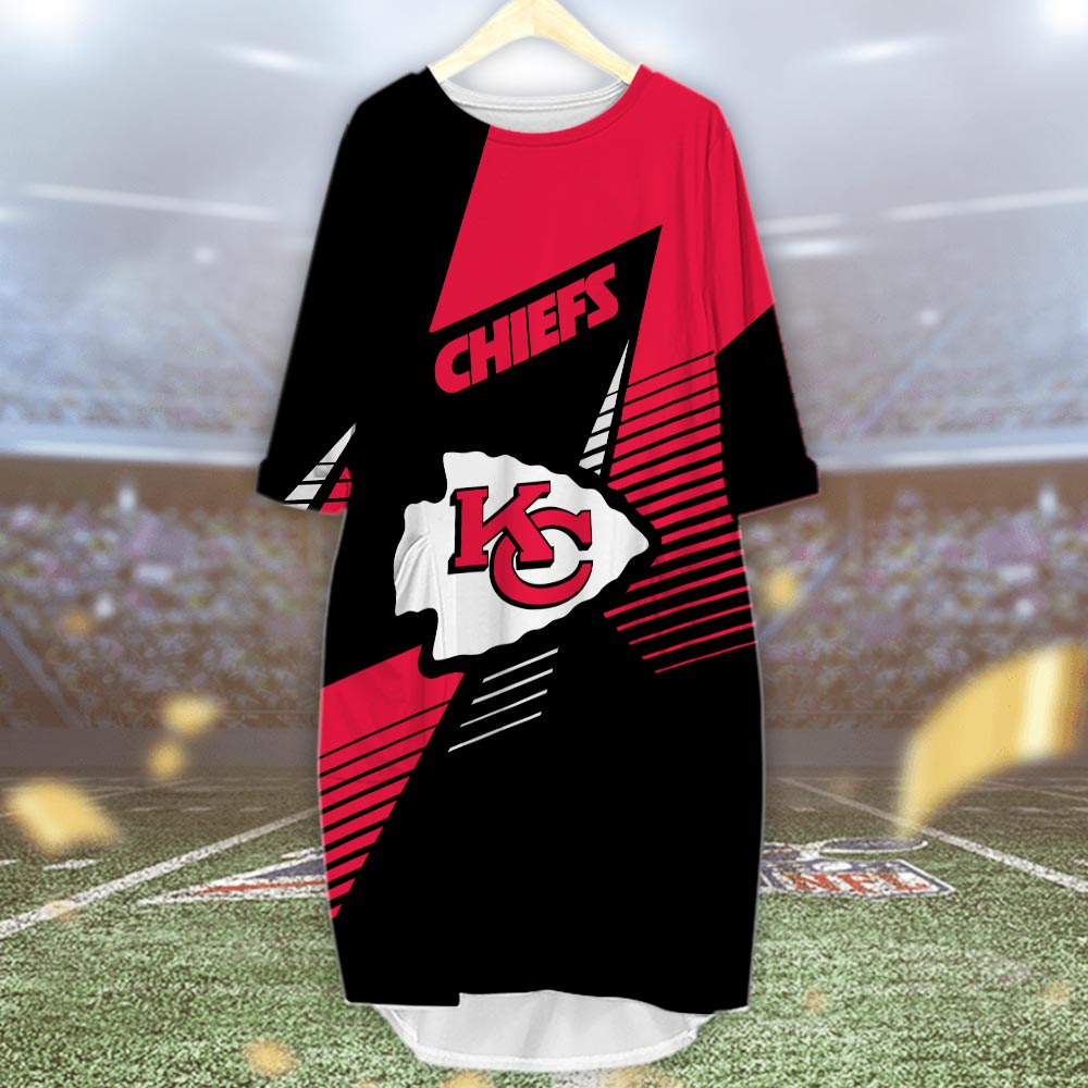 Kansas City Chiefs Caftan - Famjoys Kansas City Chiefs Caftan - Famjoys