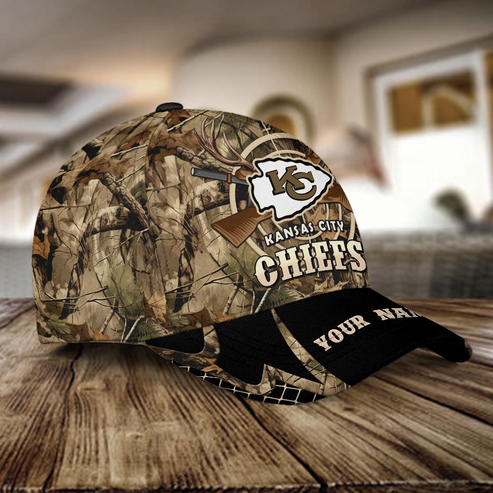 Kansas City Chiefs Camo Hunting Hat - Famjoys Kansas City Chiefs Camo Hunting Hat - Famjoys