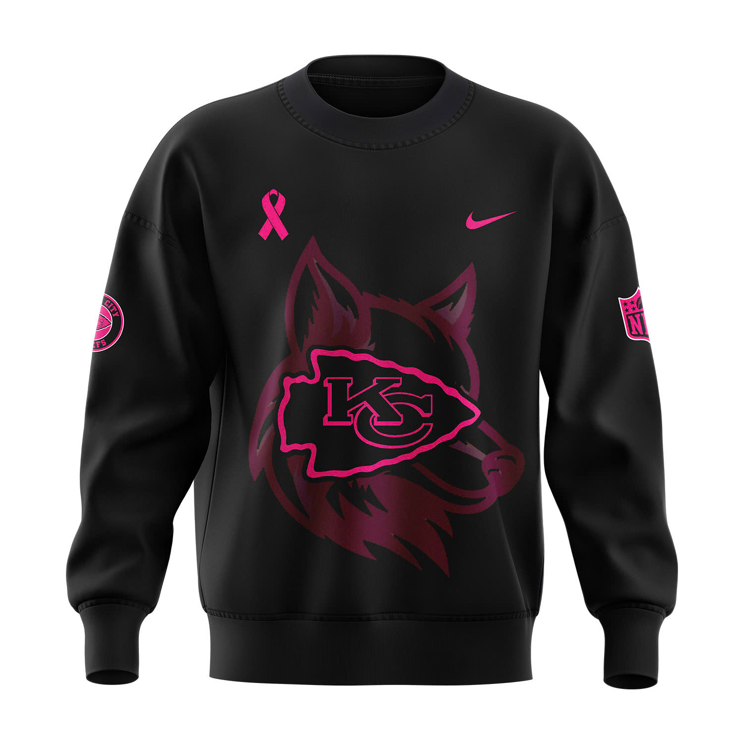 Kansas City Chiefs Crucial Catch Club Sweatshirt - Famjoys Kansas City Chiefs Crucial Catch Club Sweatshirt - Famjoys