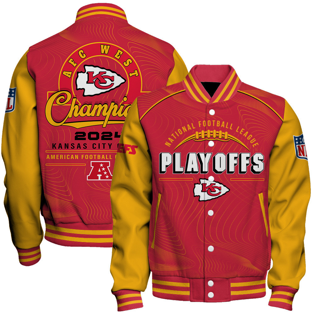 Kansas City Chiefs Football - Our Honor, Our Faith Unisex Varsity Jacket - Famjoys Kansas City Chiefs Football - Our Honor, Our Faith Unisex Varsity Jacket - Famjoys