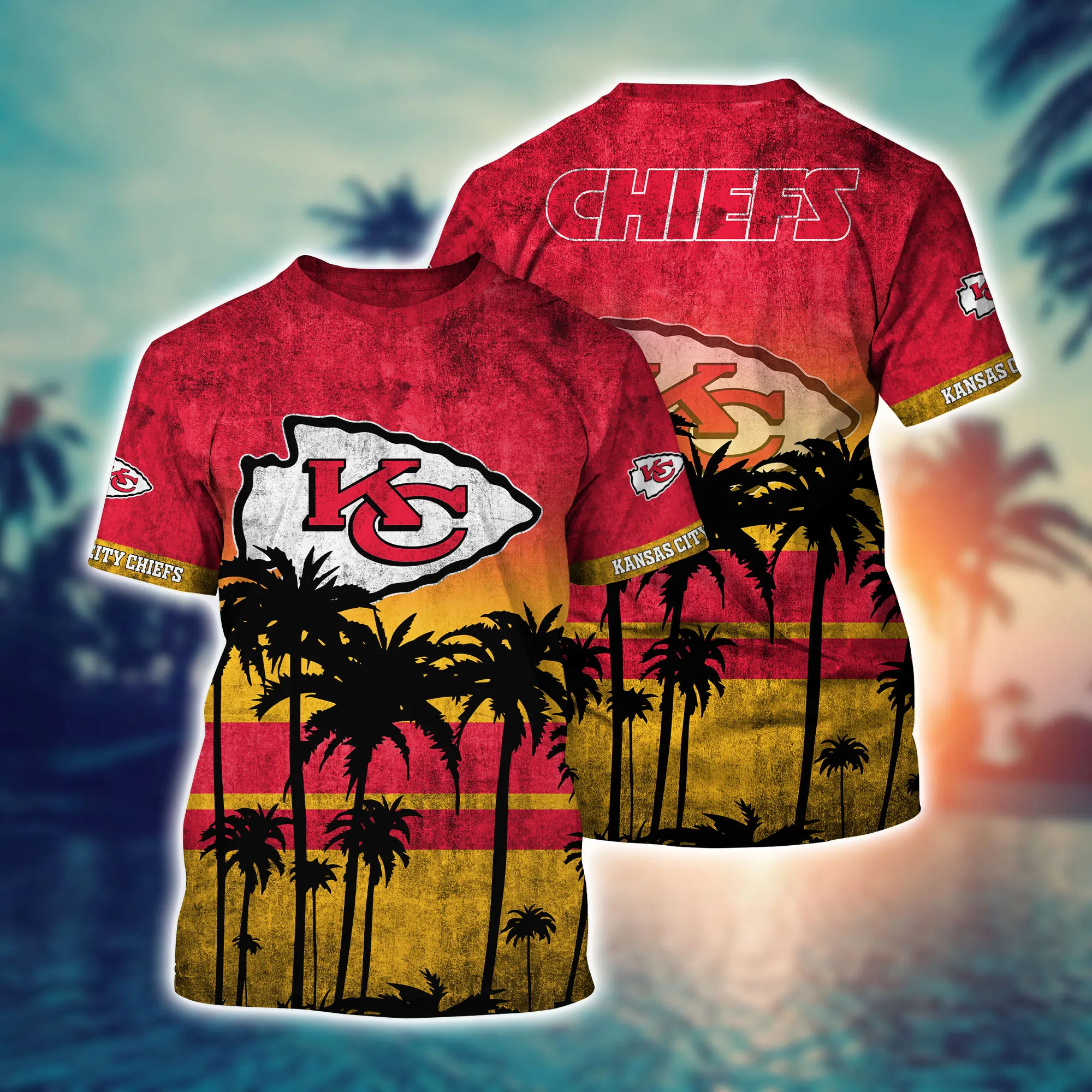 Kansas City Chiefs Hawaii Shirt Short Style Hot Trending Summer - Famjoys Kansas City Chiefs Hawaii Shirt Short Style Hot Trending Summer - Famjoys