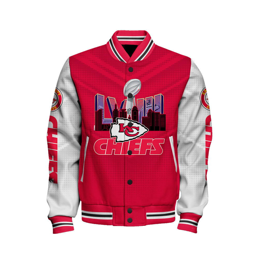 Kansas City Chiefs LVIII This Is Chiefs Varsity Jacket - Famjoys Kansas City Chiefs LVIII This Is Chiefs Varsity Jacket - Famjoys