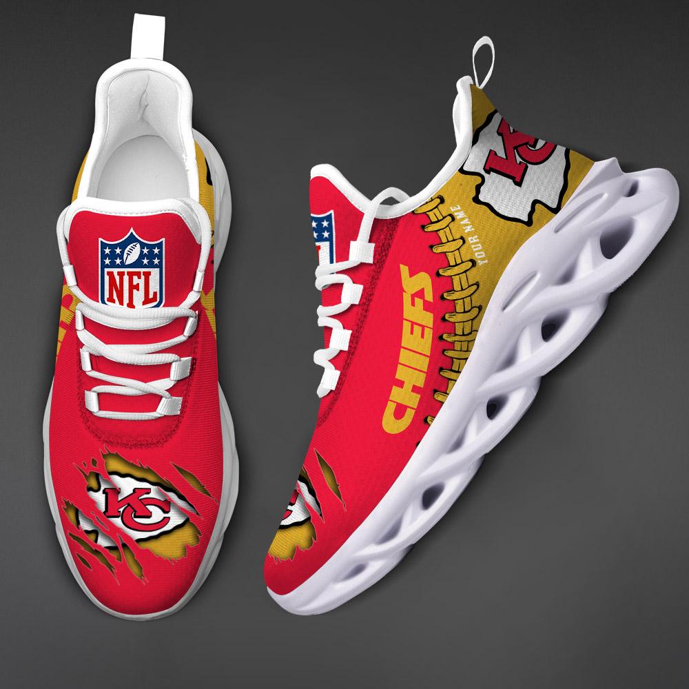 Kansas City Chiefs Max Soul Shoes - Famjoys Kansas City Chiefs Max Soul Shoes - Famjoys
