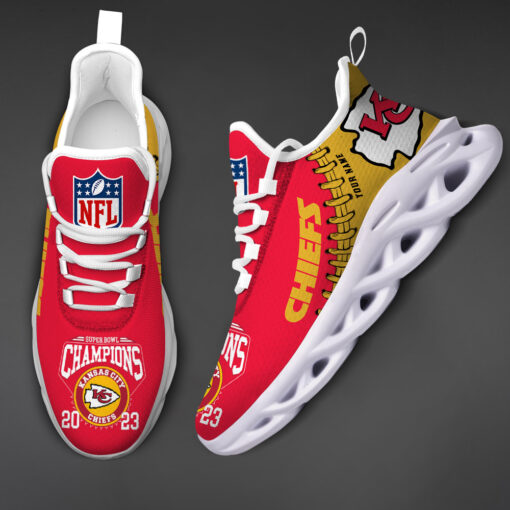 Kansas City Chiefs Max Soul Shoes Super Bowl- DS001 - Famjoys Kansas City Chiefs Max Soul Shoes Super Bowl- DS001 - Famjoys