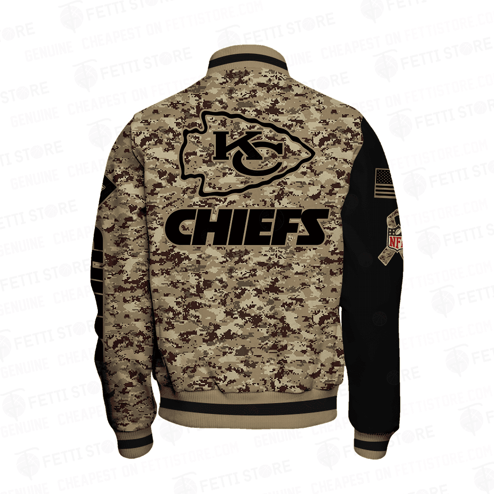Kansas City Chiefs - National Football League AOP Varsity Jacket V1 - Famjoys Kansas City Chiefs - National Football League AOP Varsity Jacket V1 - Famjoys