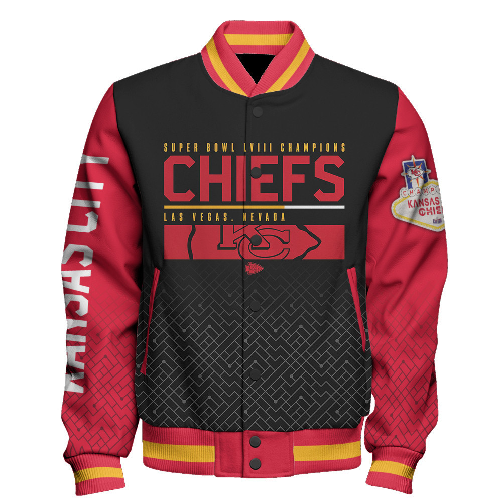 Kansas City Chiefs National Football League Champions Unisex Varsity Jacket V21 - Famjoys Kansas City Chiefs National Football League Champions Unisex Varsity Jacket V21 - Famjoys
