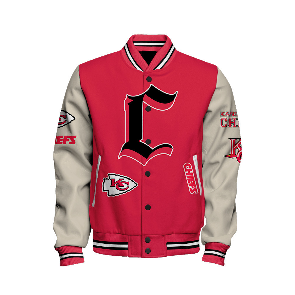 Kansas City Chiefs National Football League We Are Lions Varsity Jacket STM V4 - Famjoys Kansas City Chiefs National Football League We Are Lions Varsity Jacket STM V4 - Famjoys