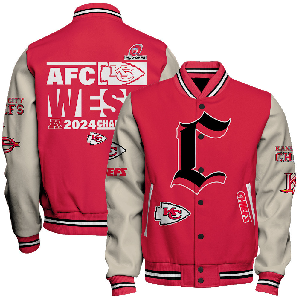 Kansas City Chiefs National Football League We Are Lions Varsity Jacket STM V4 - Famjoys Kansas City Chiefs National Football League We Are Lions Varsity Jacket STM V4 - Famjoys