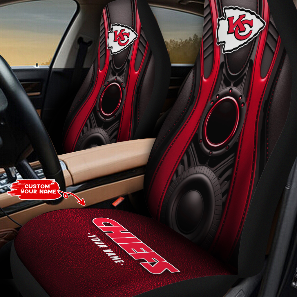 Kansas City Chiefs Personalized Car Seat Covers BGCSC710 - Famjoys Kansas City Chiefs Personalized Car Seat Covers BGCSC710 - Famjoys