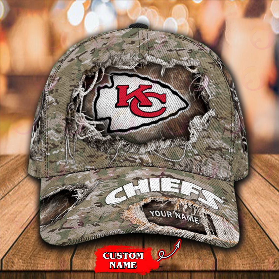 Kansas City Chiefs-Personalized Classic Cap - Famjoys Kansas City Chiefs-Personalized Classic Cap - Famjoys