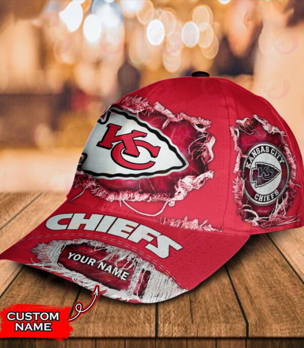 Kansas City Chiefs-Personalized Classic Cap-V2 - Famjoys Kansas City Chiefs-Personalized Classic Cap-V2 - Famjoys