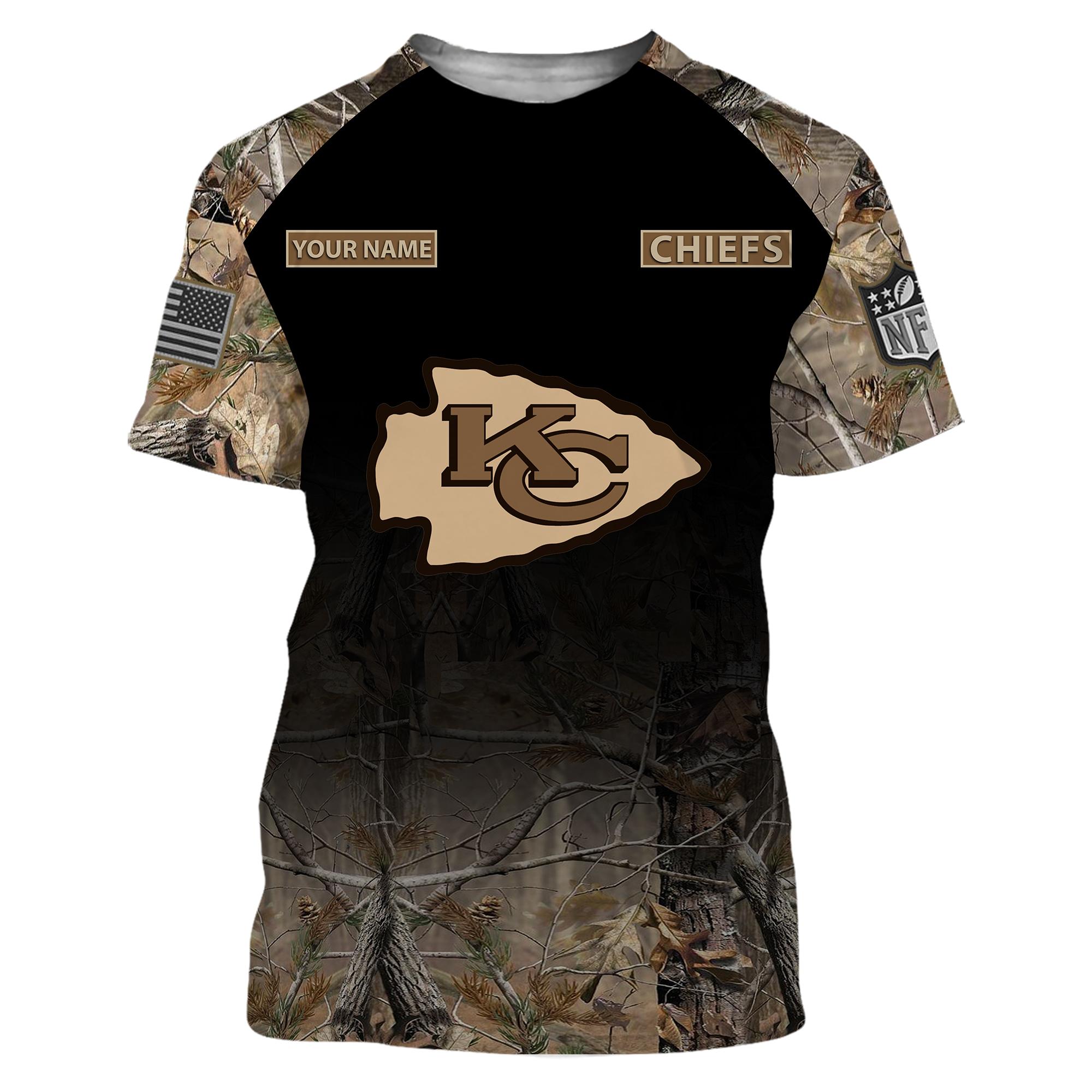 Kansas City Chiefs Personalized Hunting Camo Hoodie,T-Shirt, Sweatshirt, Zipper - Famjoys Kansas City Chiefs Personalized Hunting Camo Hoodie,T-Shirt, Sweatshirt, Zipper - Famjoys
