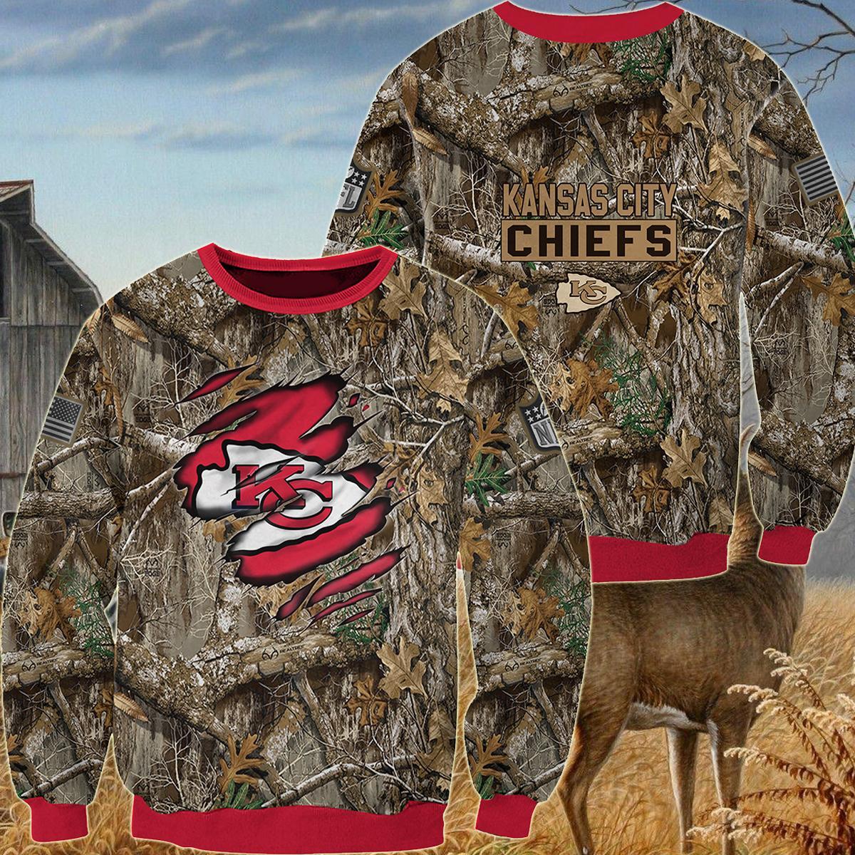 Kansas City Chiefs Realtree Hunting Camo T Shirt, Hoodie, Sweatshirt, Zip Hoodie - Famjoys Kansas City Chiefs Realtree Hunting Camo T Shirt, Hoodie, Sweatshirt, Zip Hoodie - Famjoys
