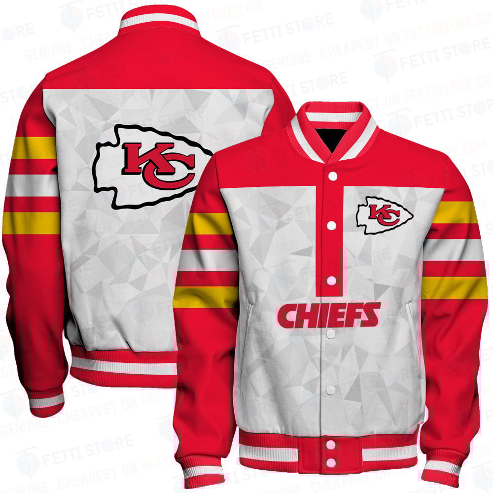 Kansas City Chiefs Starter Thursday Night Gridiron Raglan Unisex Varsity Jacket V6 - Famjoys Kansas City Chiefs Starter Thursday Night Gridiron Raglan Unisex Varsity Jacket V6 - Famjoys