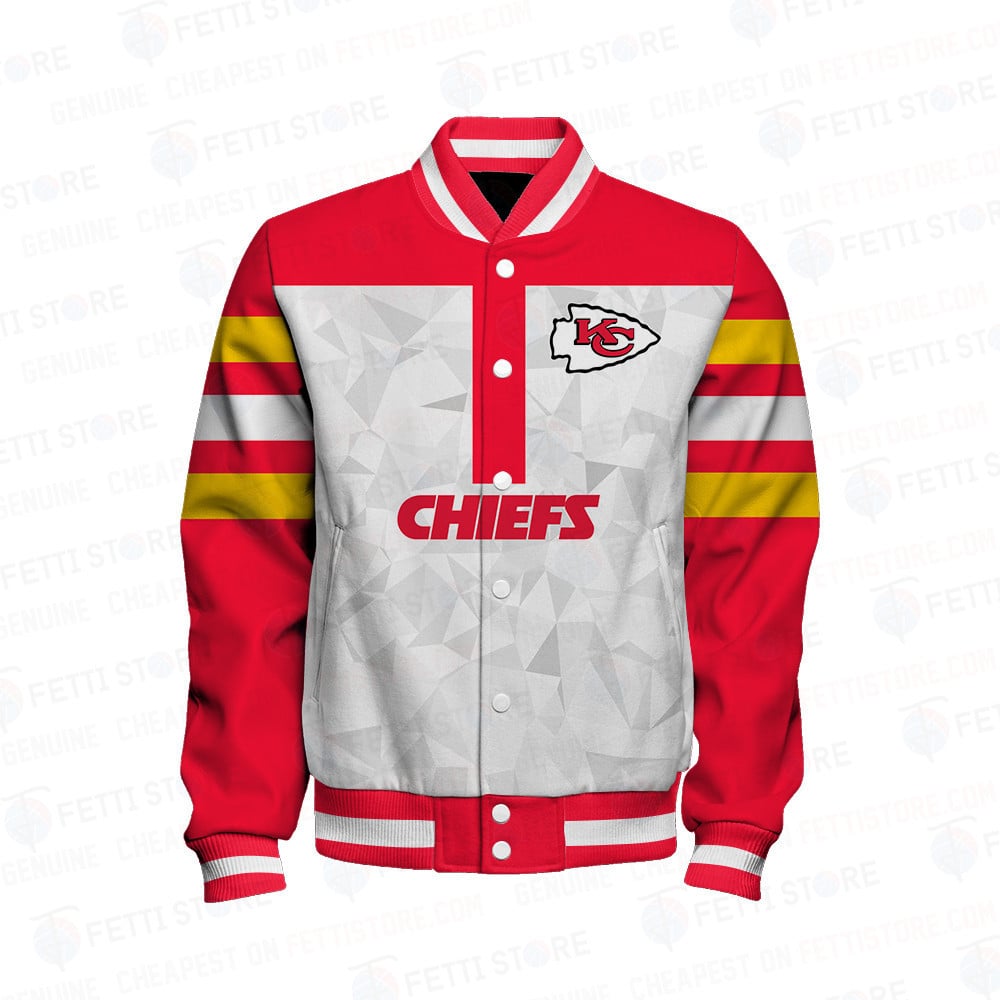 Kansas City Chiefs Starter Thursday Night Gridiron Raglan Unisex Varsity Jacket V6 - Famjoys Kansas City Chiefs Starter Thursday Night Gridiron Raglan Unisex Varsity Jacket V6 - Famjoys