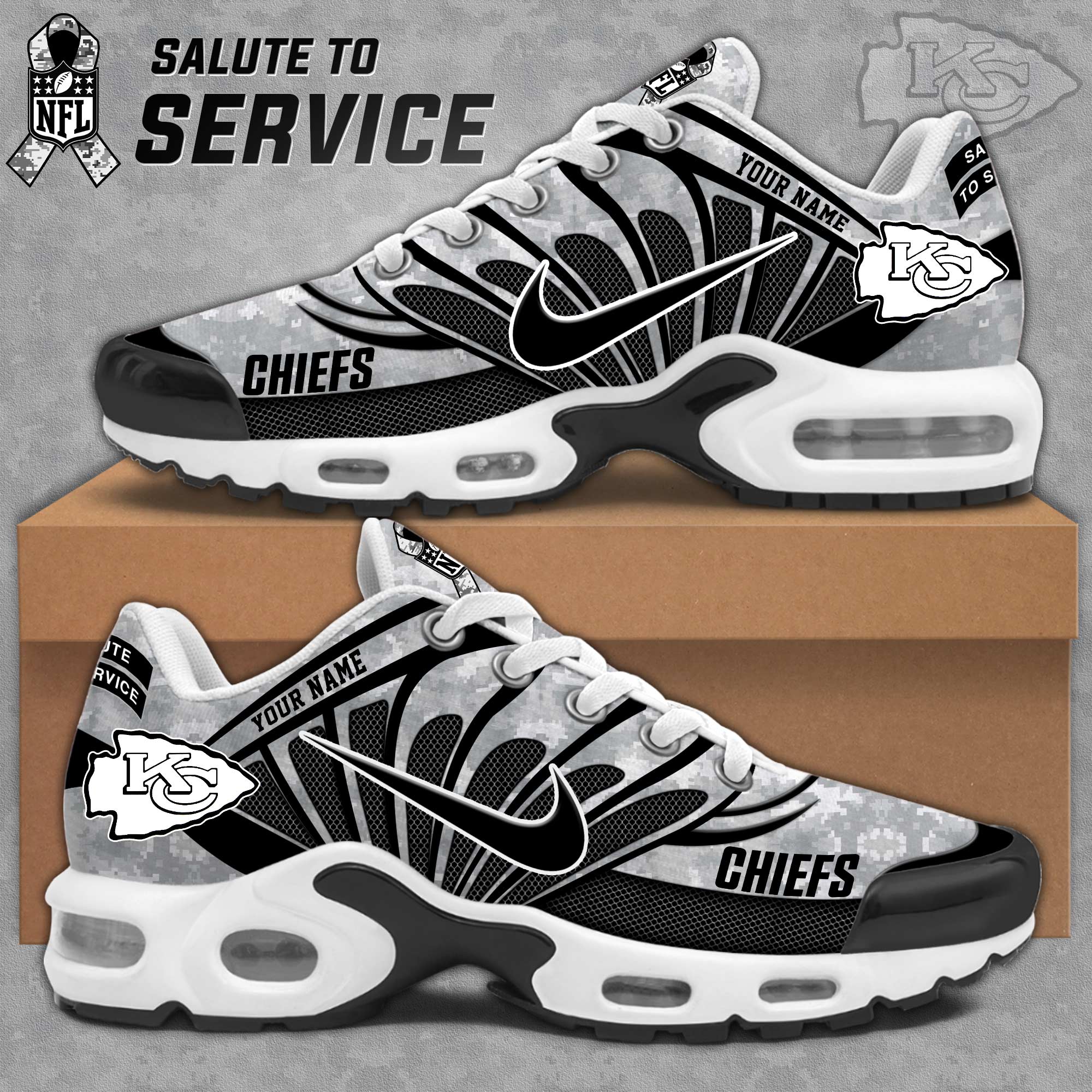 Kansas City Chiefs Veterans Day Shoes - Famjoys Kansas City Chiefs Veterans Day Shoes - Famjoys