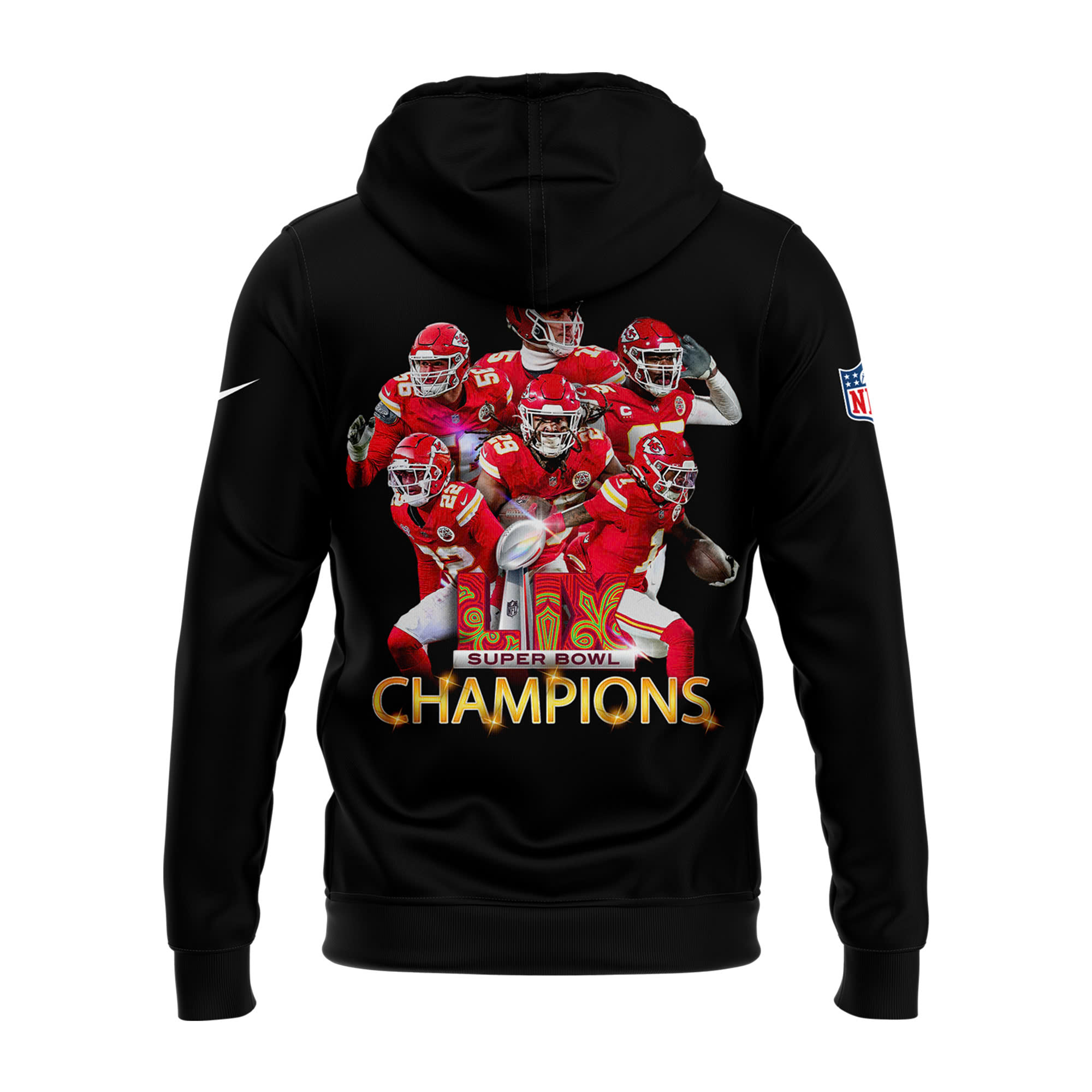 Kansas City Chiefs x 2025 Super Bowl Champions Premium Pullover Hoodie - Famjoys Kansas City Chiefs x 2025 Super Bowl Champions Premium Pullover Hoodie - Famjoys