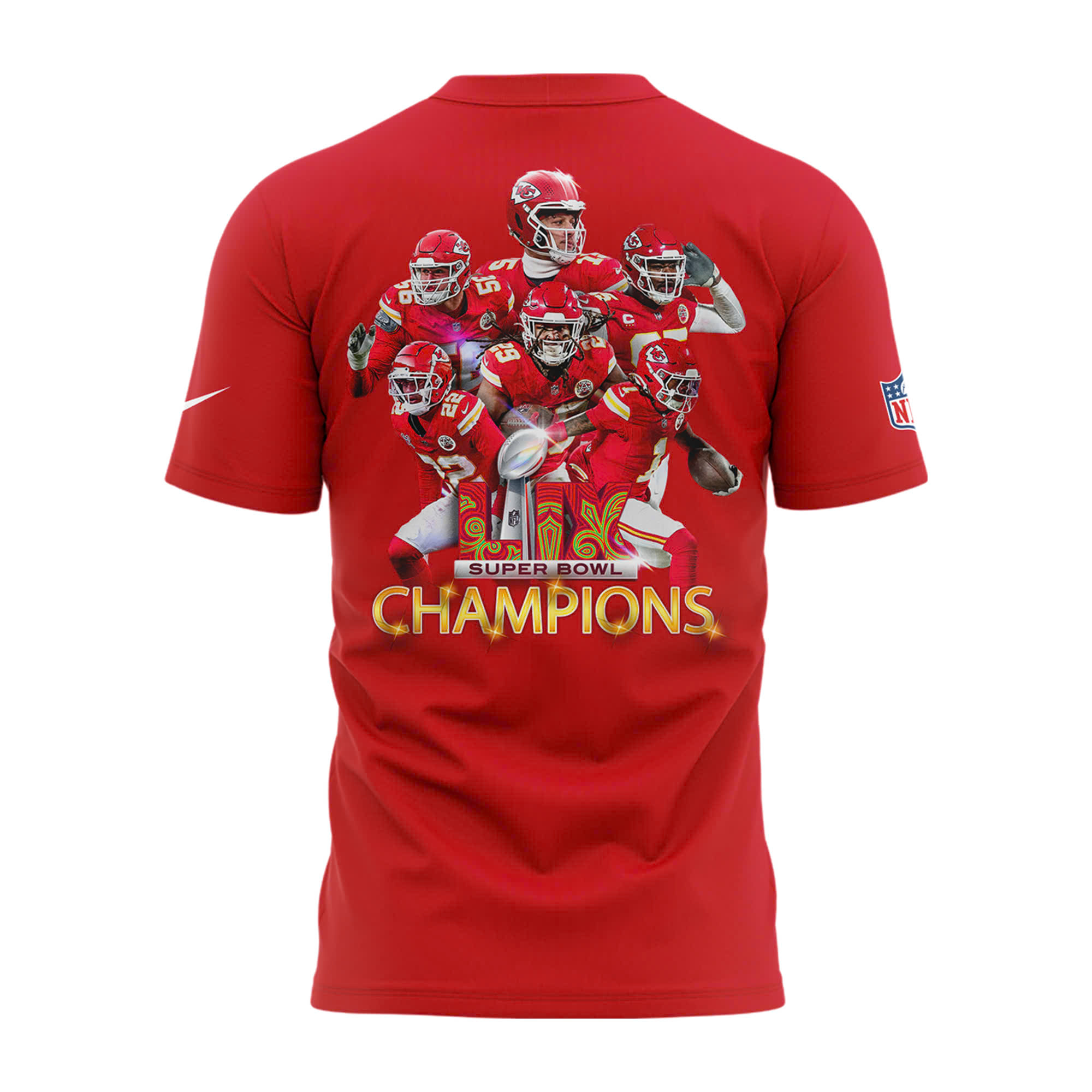 Kansas City Chiefs x 2025 Super Bowl Champions Premium Tee - Famjoys Kansas City Chiefs x 2025 Super Bowl Champions Premium Tee - Famjoys