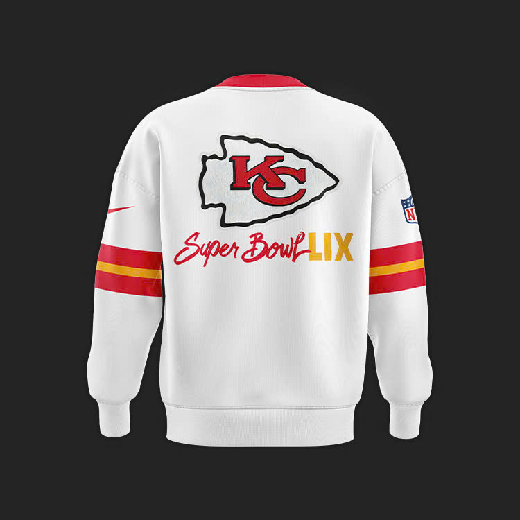Kansas City Chiefs x Super Bowl LIX Hoodie 2025 Sweatershirt - Famjoys Kansas City Chiefs x Super Bowl LIX Hoodie 2025 Sweatershirt - Famjoys