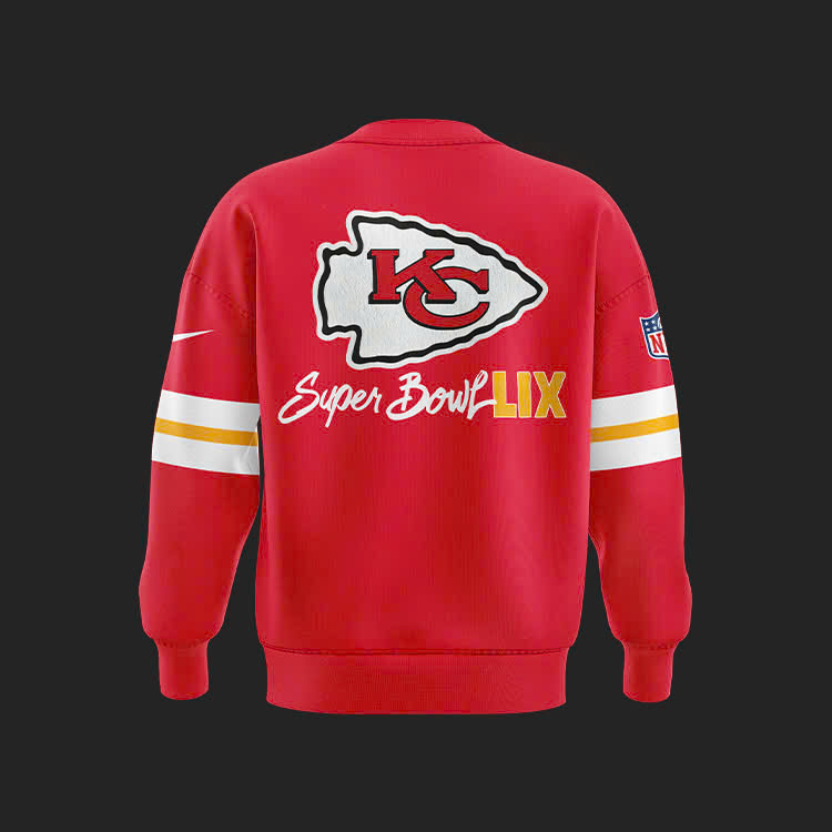 Kansas City Chiefs x Super Bowl LIX Hoodie 2025 Sweatershirt - Famjoys Kansas City Chiefs x Super Bowl LIX Hoodie 2025 Sweatershirt - Famjoys
