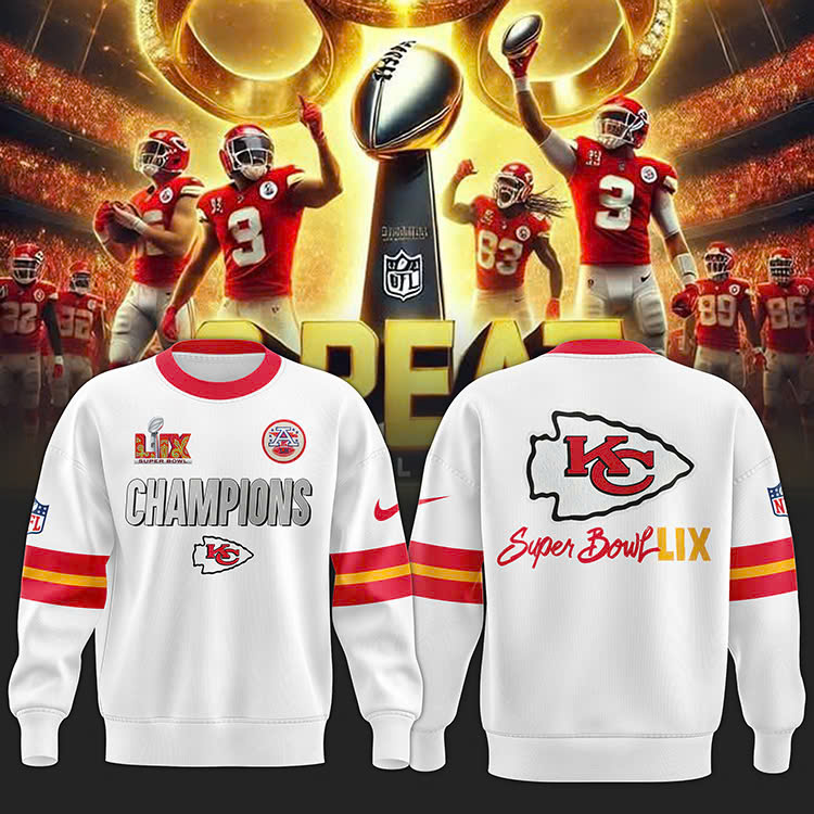 Kansas City Chiefs x Super Bowl LIX Hoodie 2025 Sweatershirt - Famjoys Kansas City Chiefs x Super Bowl LIX Hoodie 2025 Sweatershirt - Famjoys